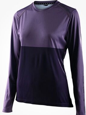 BMX MX Jersey for kids Troy Lee Designs Lilium Purple Two Toned Holographic Logo